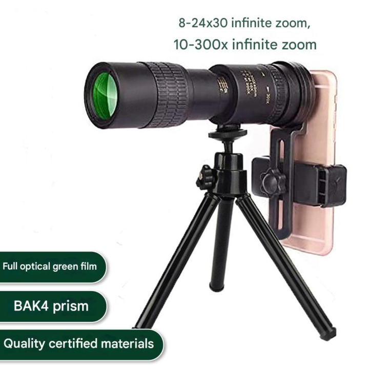 Compact HD monocular, perfect for outdoor hiking & birdwatching adventures. Waterproof optics for clear viewing.