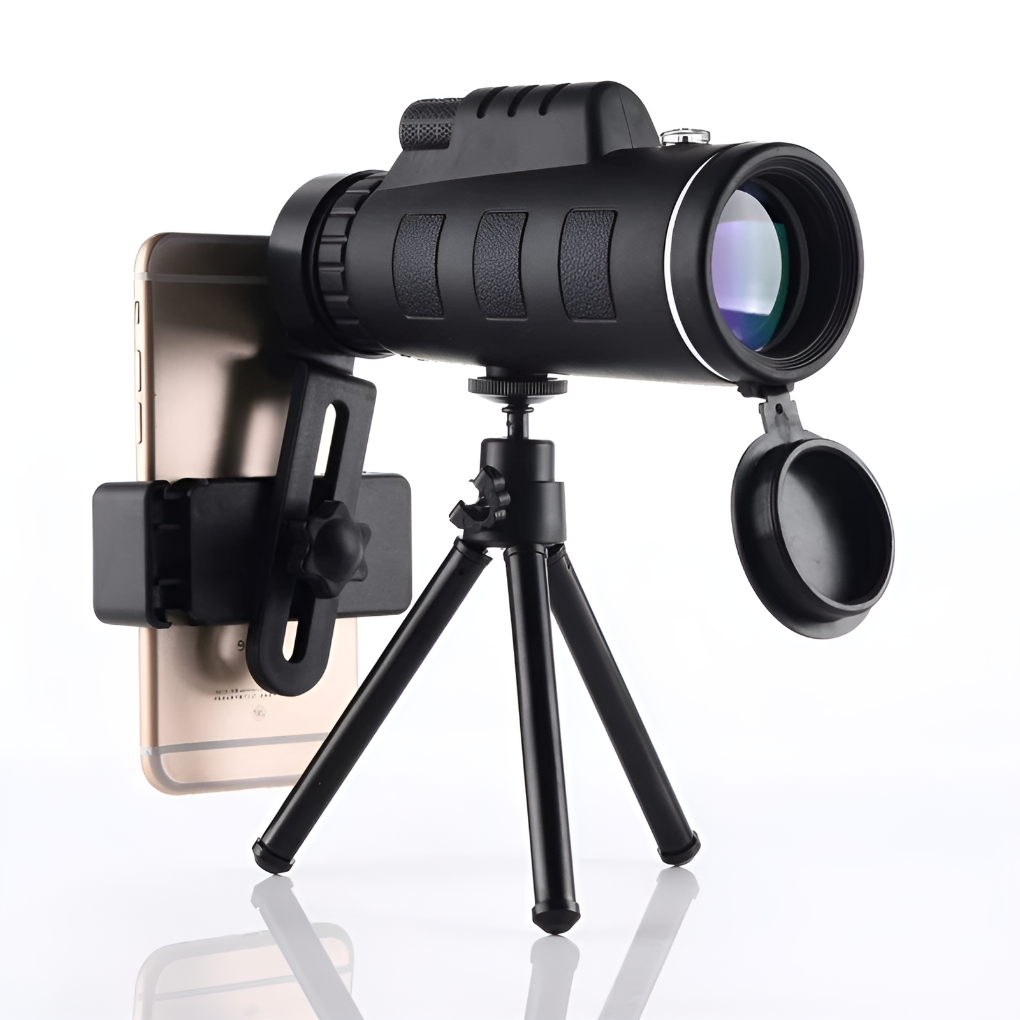 High-definition unisex monocular, ideal for travel, photography & outdoor adventures. Compact, waterproof optics.