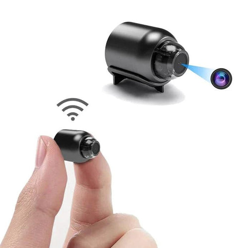 Tiny wireless camera for home security, featuring HD video, night vision, and easy smart home integration.