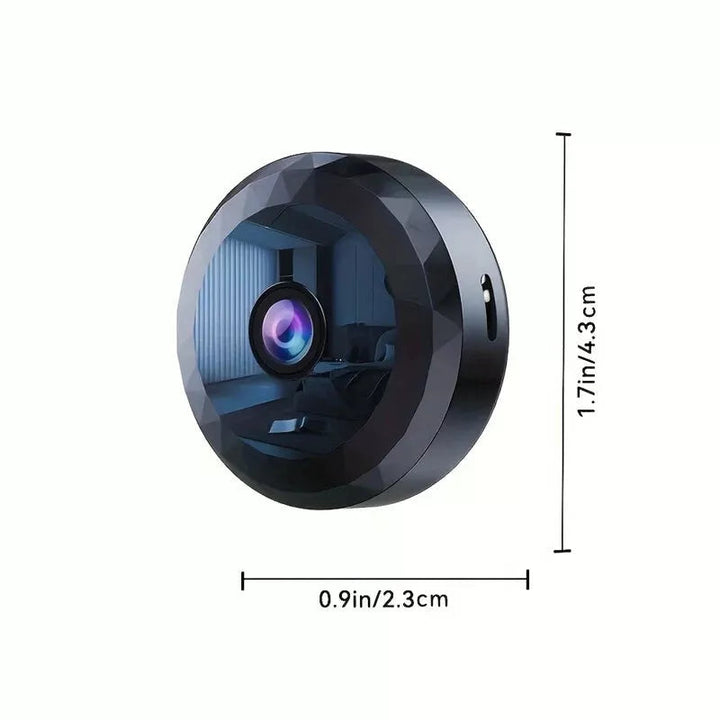 Versatile magnetic mini WiFi camera, offering discreet day & night security for any indoor space. Easy, flexible placement.
