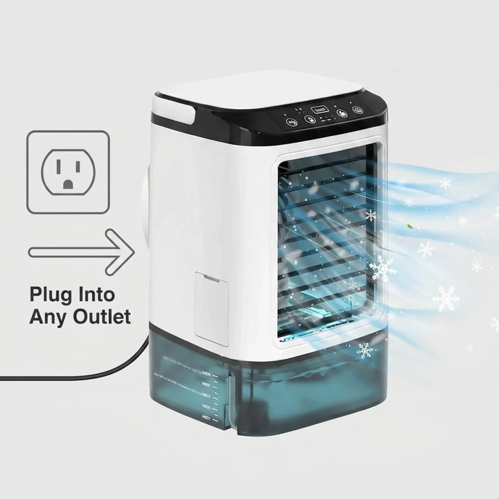 Essential summer portable air conditioner, a personal ultrasonic cooling fan for immediate relief.