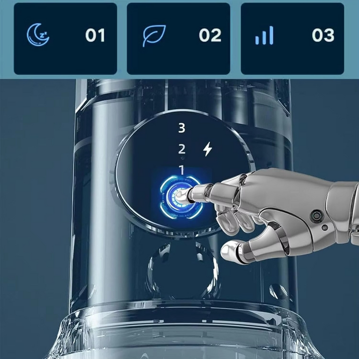 Personal portable air conditioner with 3-speed fan, humidifier, and air cooler for quiet comfort.
