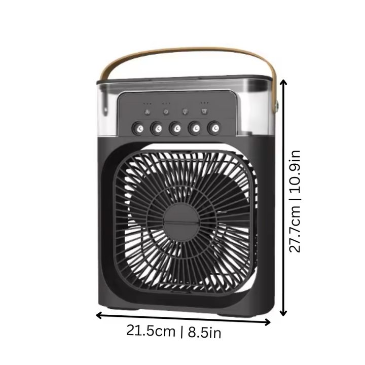 USB desktop air cooler & humidifier for office or home. Provides personal comfort, an essential summer cooling gadget.