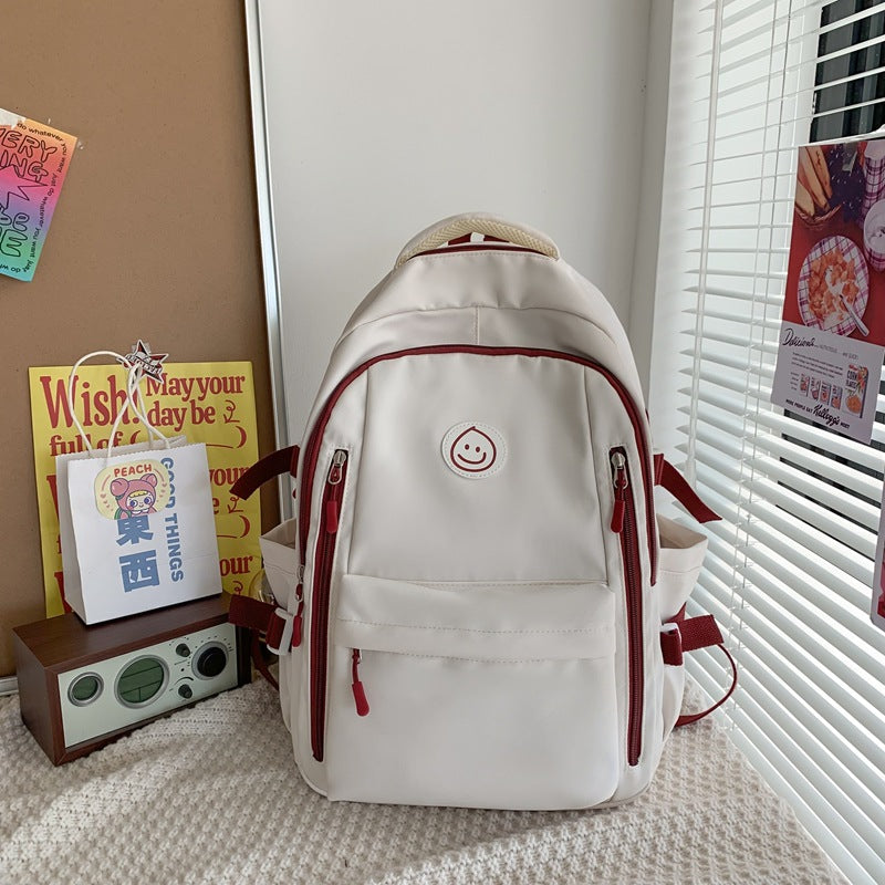 Compact unisex everyday backpack, lightweight & durable, perfect for school, travel, or casual outings.