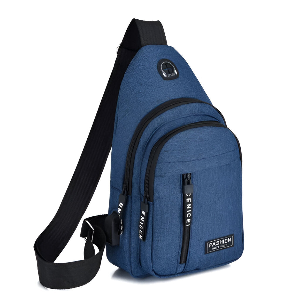 Versatile unisex compact messenger sling bag for everyday use, offering secure storage and hands-free convenience.