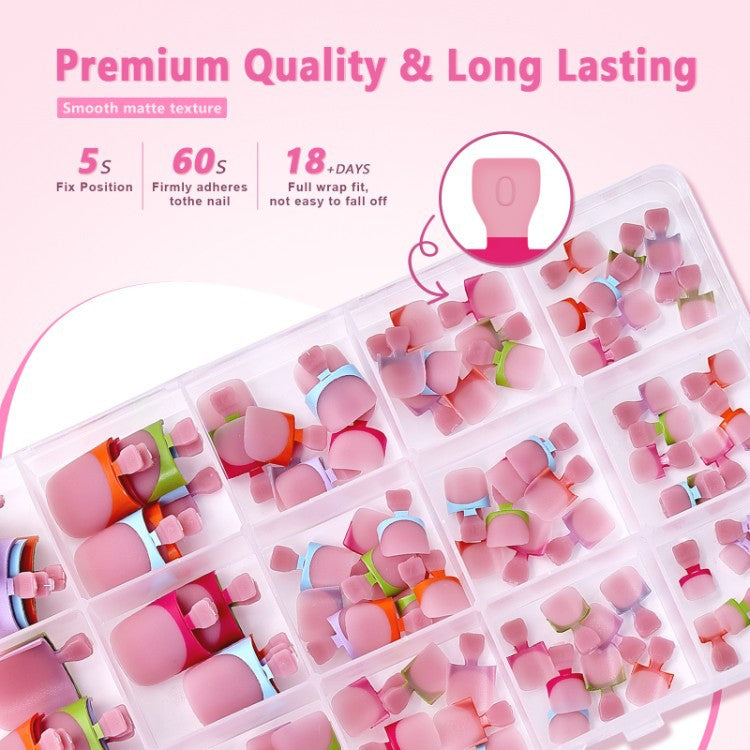 Complete nail art decorating kit for creative DIY manicures. Includes brushes, rhinestones, & nail tips for professional results.