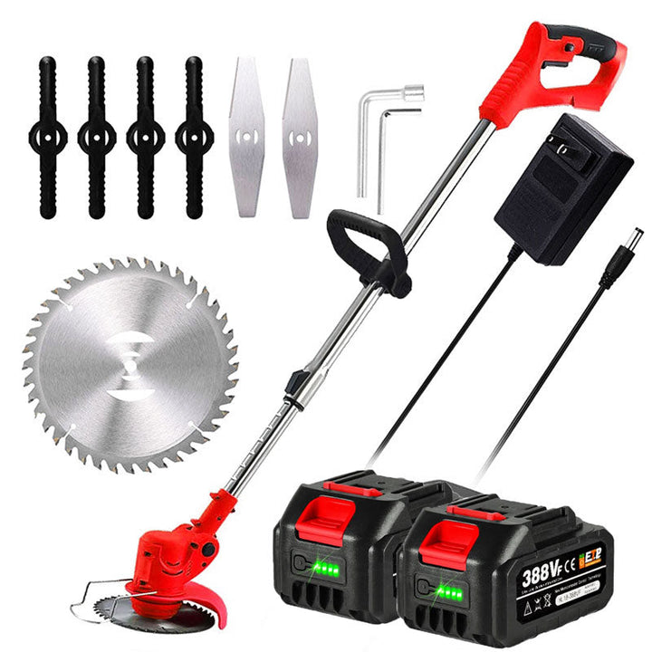 Portable cordless electric grass trimmer for all your garden & lawn care needs. Easy to use.
