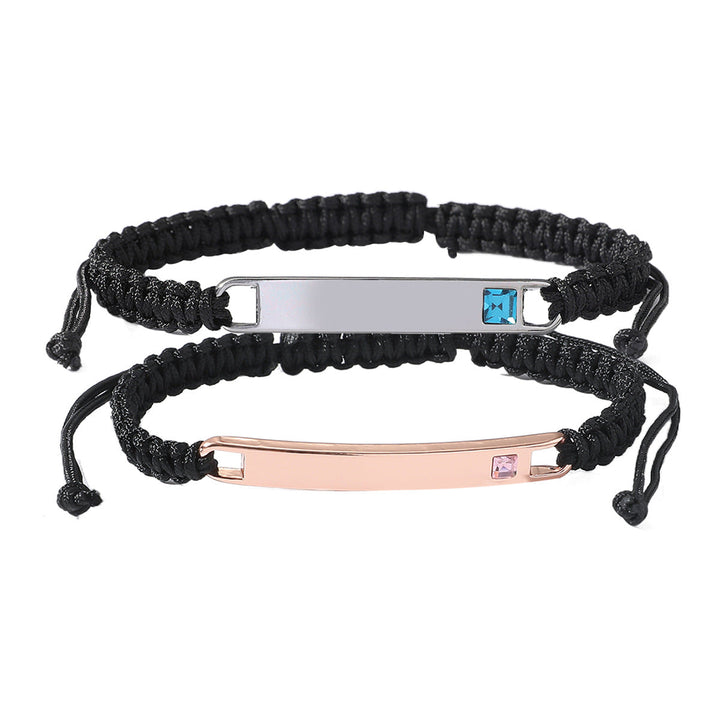 Custom magnetic heart bracelets for him and her. A personalized anniversary gift, strengthening love and connection.