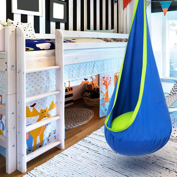 Sensory swing for children, promoting calm, focus, and developmental play.