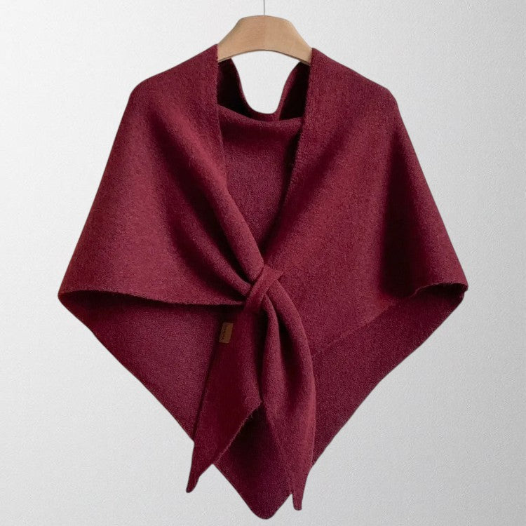 Oversized women's soft scarf, a luxurious autumn wrap and cozy neck warmer for winter warmth.