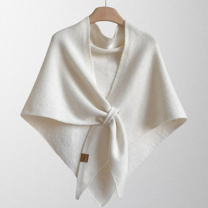 Luxuriously soft women's autumn scarf, a plush and warm cozy wrap for elegant style.