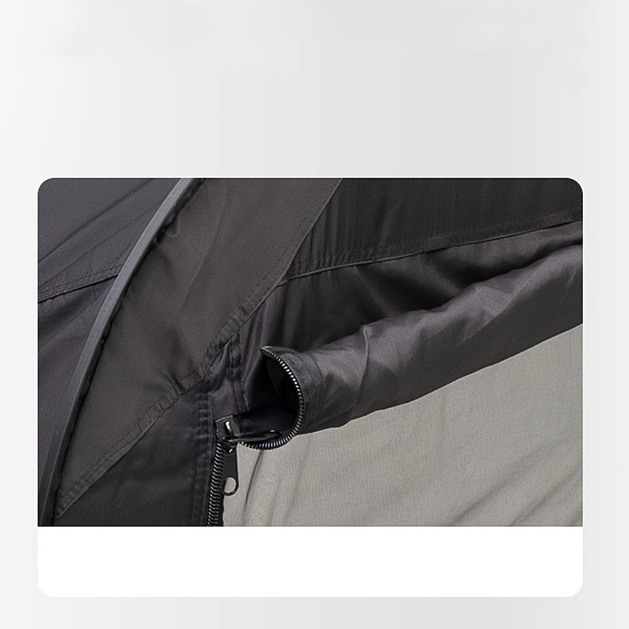 Durable outdoor folding tent bed for camping, offering protection & comfort as a single bed.