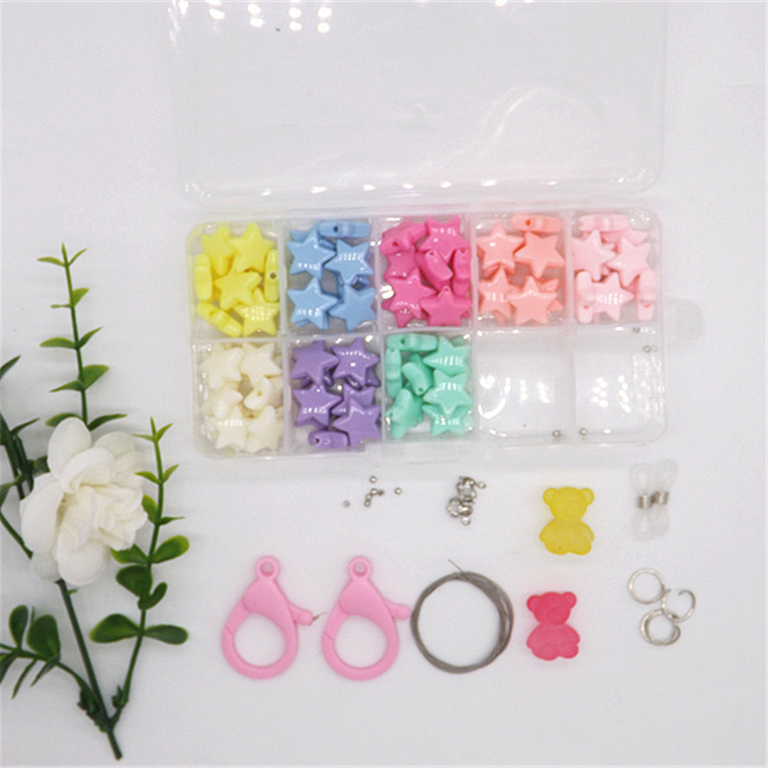 Creative Crafting Supplies Set for DIY projects, art, scrapbooking, and jewelry making.