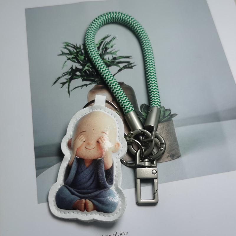 Eye-catching rainbow cartoon character keychain, a cute & durable bag charm gift.