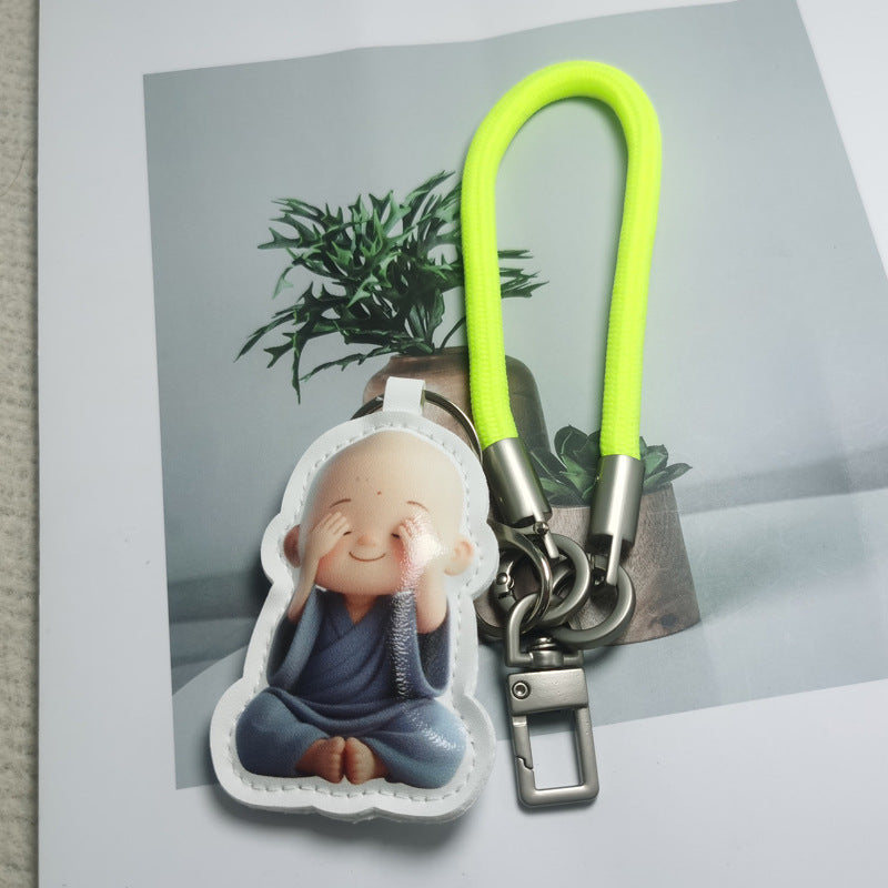 Assorted cute cartoon character keychains, colorful & durable bag charms.
