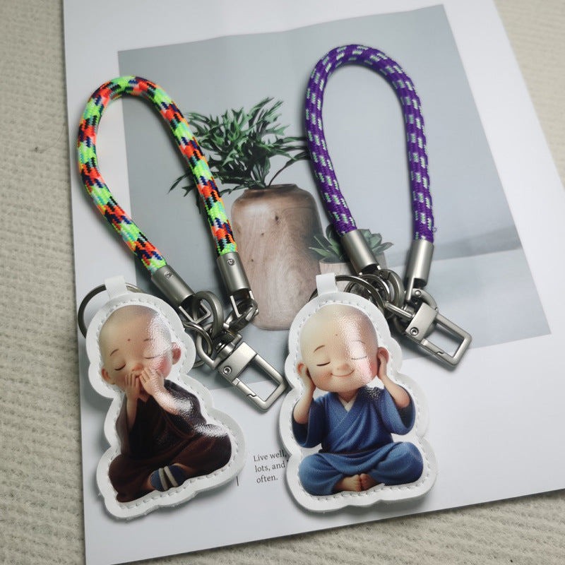 Adorable animal cartoon bag charm, vibrant & durable accessory for keys or backpacks.