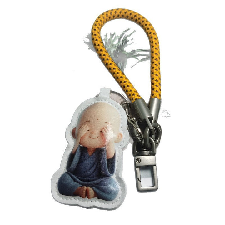 Durable cute cartoon character keychain, perfect as a colorful bag accessory or gift.