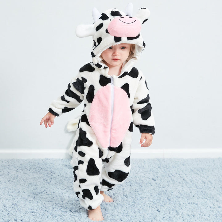 Magical unicorn children's pajama sleepsuit. Cozy kids sleepwear & cute toddler loungewear. Animal character pajamas.