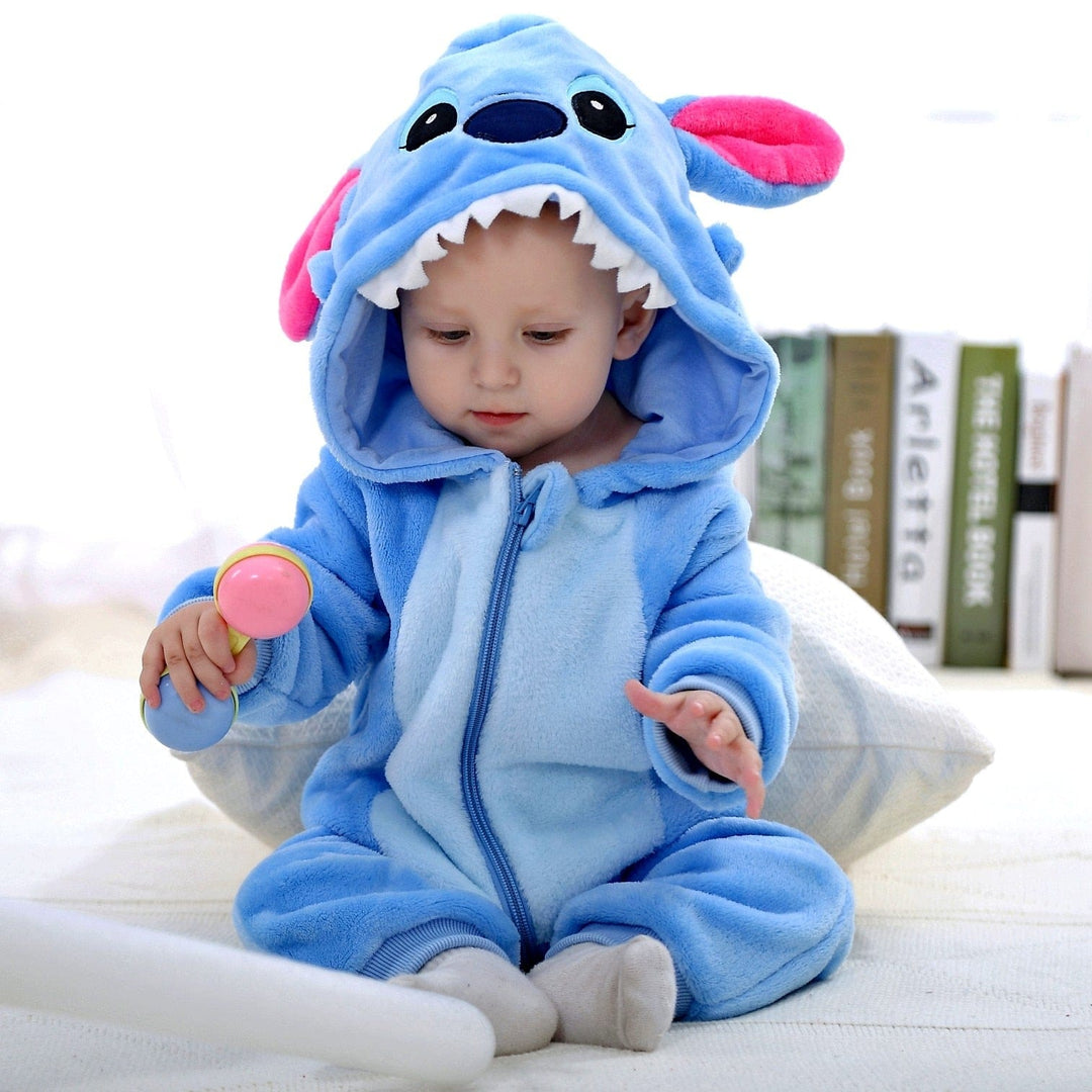 Adorable panda children's animal pajama sleepsuit. Plush kids sleepwear & cozy toddler loungewear. Character pajamas.