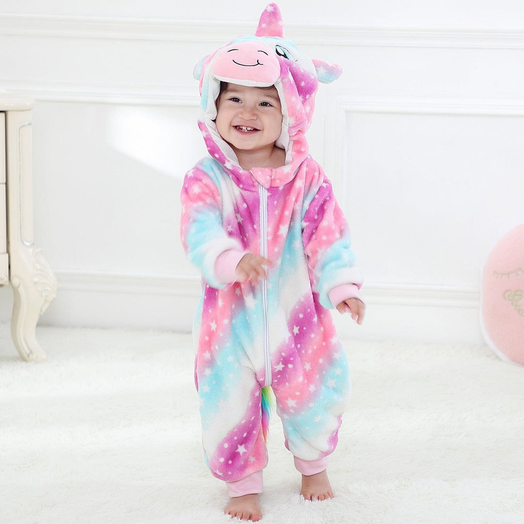 Playful Stitch character children's pajama sleepsuit. Soft kids sleepwear & cozy animal loungewear for toddlers.