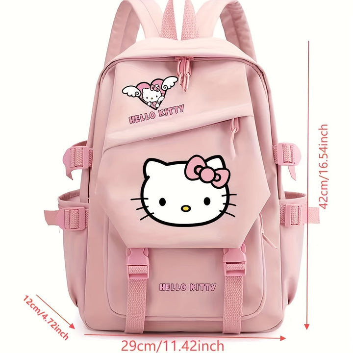Kids' Hello Kitty school bag, lightweight and durable for daily use, school supplies, and fun adventures.
