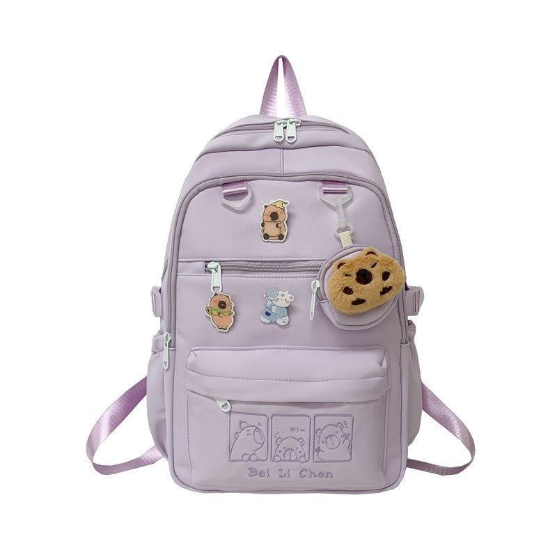 Cute unisex animal backpack, perfect for school kids & teens. Stylish & durable for everyday fun outings.