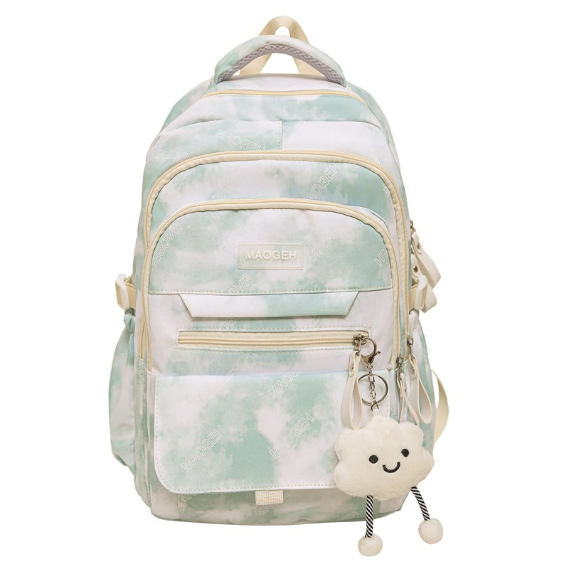 Fun cartoon unisex backpack, ideal as a school bag or travel pack, featuring a durable design.