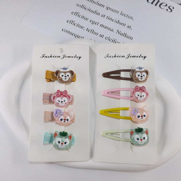 Playful bunny hair clip for women, a charming and cute hair fashion accessory.