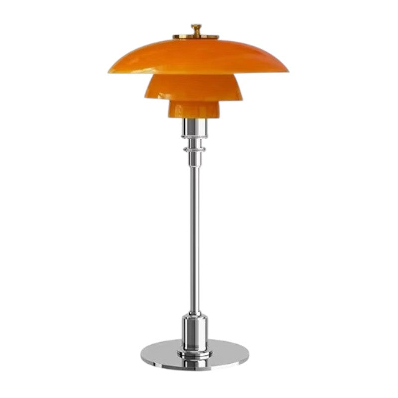 Scandinavian style warm LED table lamp, perfect as a bedroom, living room, or desk accent.