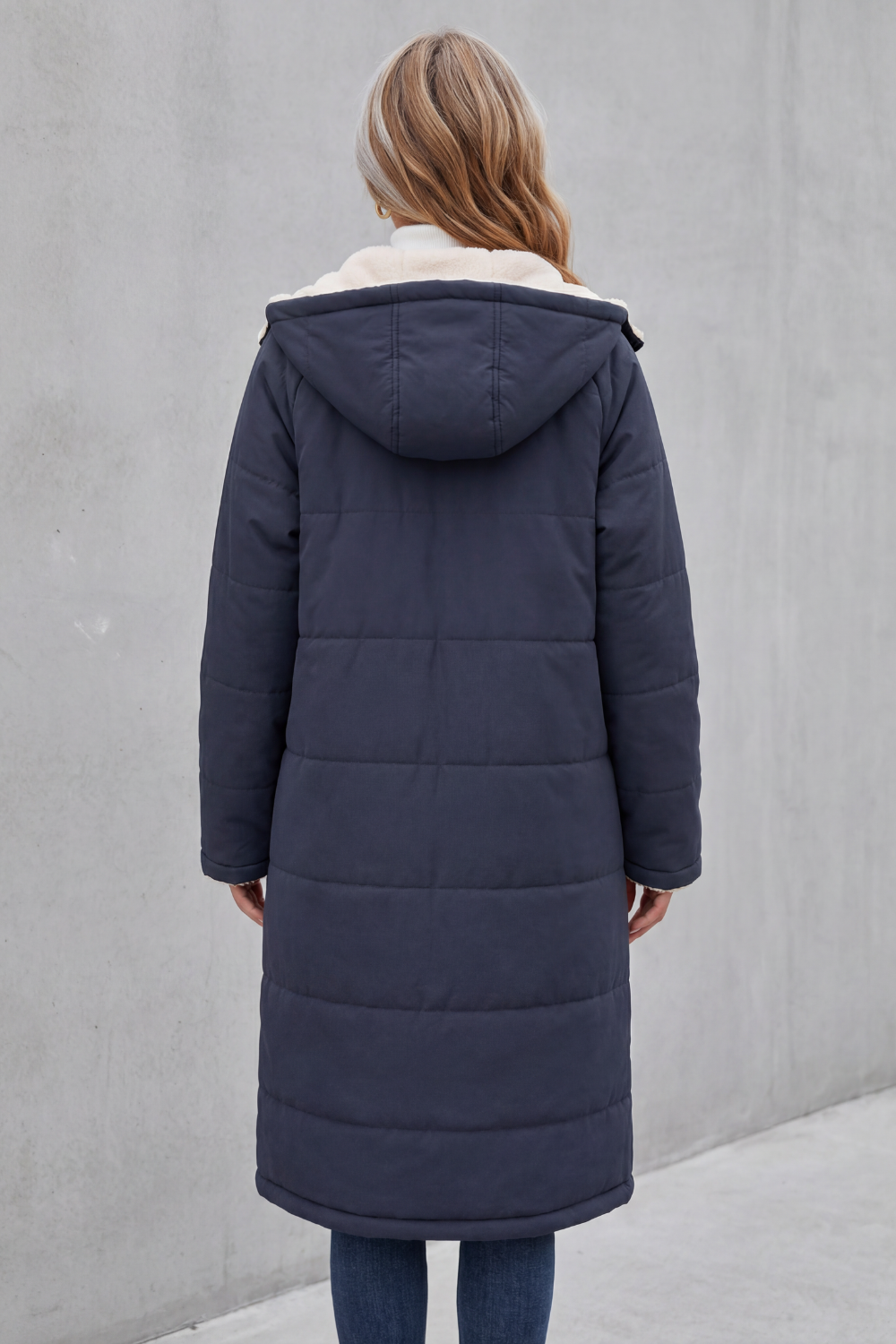 Green plush women's everyday comfort jacket. Cozy soft style for autumn fashion & layering.