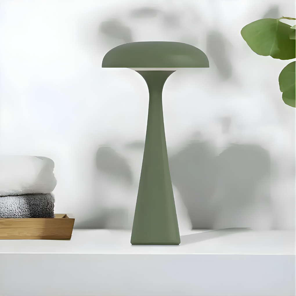 Decorative Jellyfish LED Desk Lamp, unique ocean theme, ambient lighting for bedroom or living room accent.