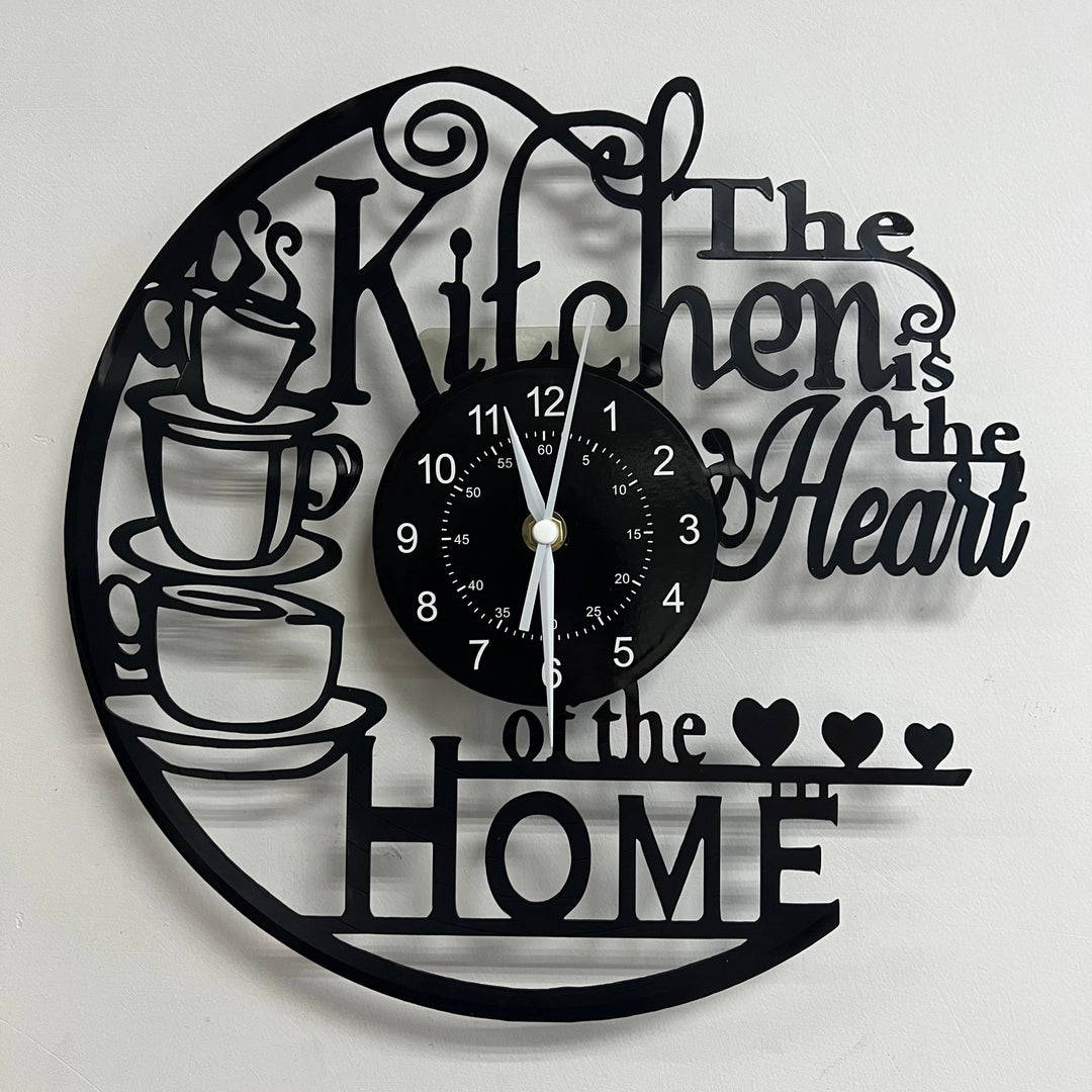 Modern Kitchen Wall Clock with integrated LED lighting, adding both style and visibility to your space.