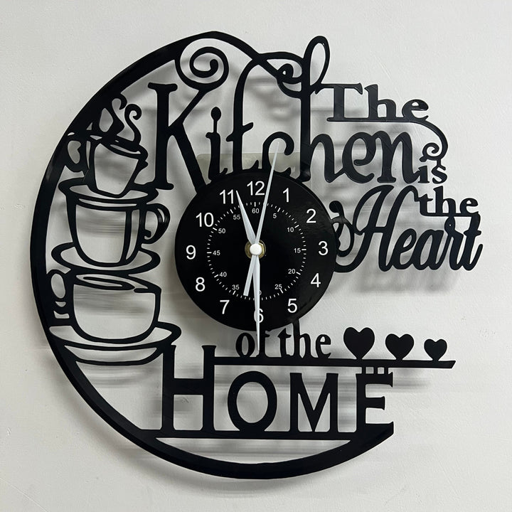 Modern Kitchen Wall Clock with integrated LED lighting, adding both style and visibility to your space.
