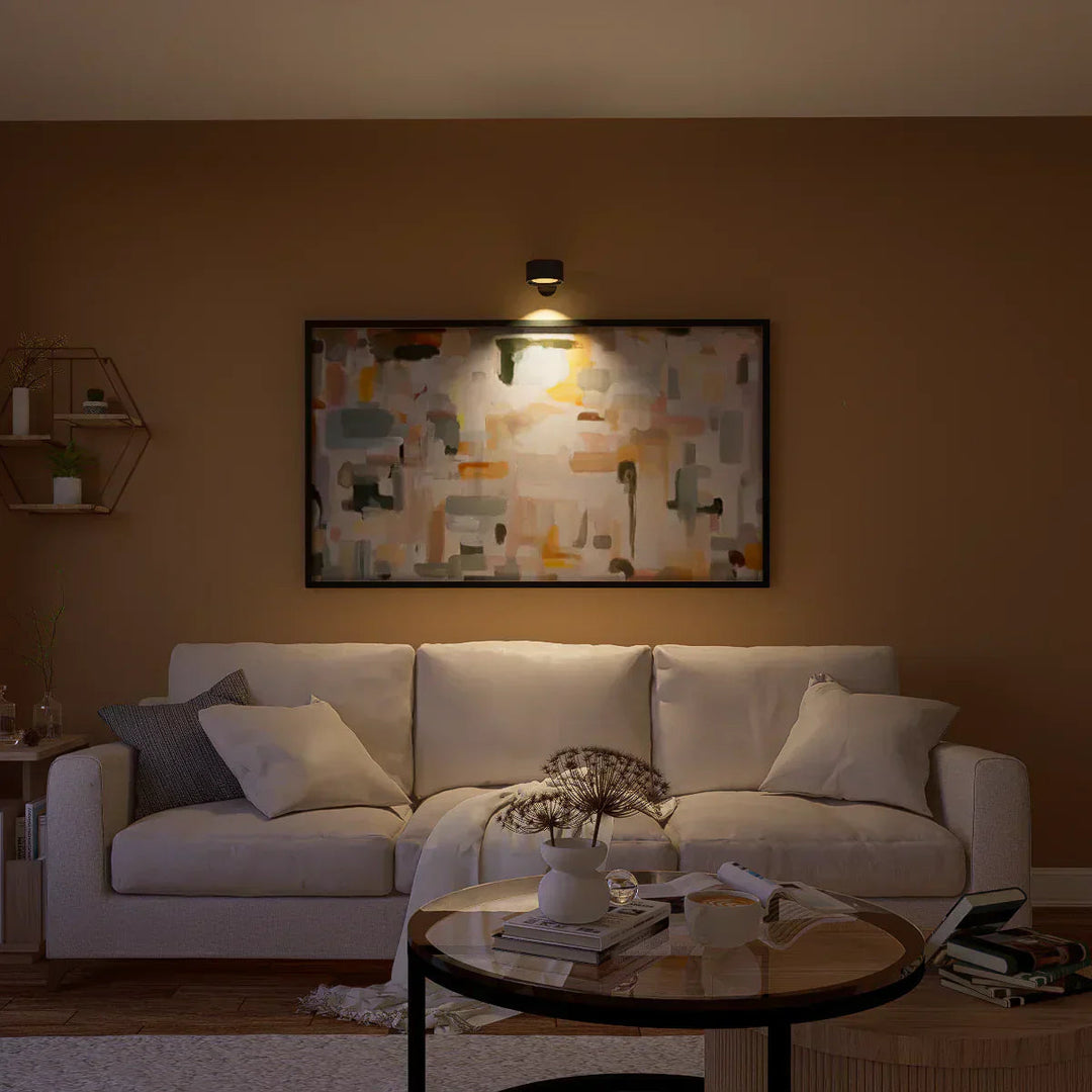 Bestselling wireless wall light: dimmable, rechargeable, and rotatable. Smart modern lighting for flexible use.