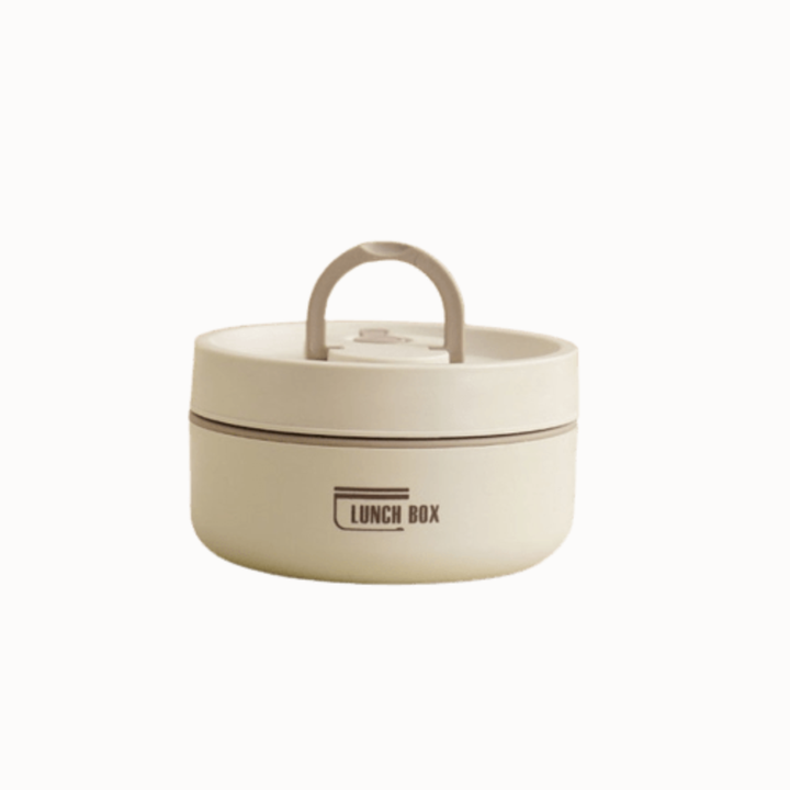 Insulated leak-proof food jar, ideal for commuters & busy professionals' lunches.