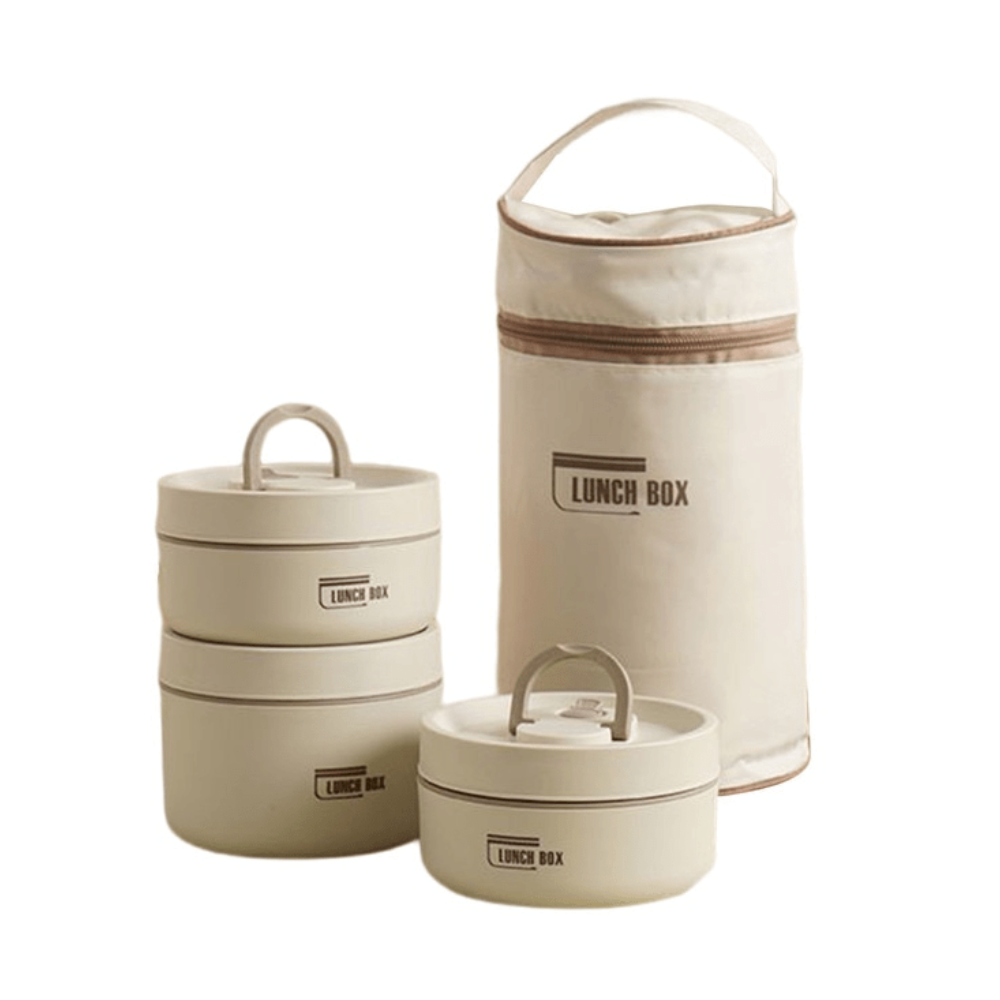 Vacuum insulated food storage container, retains temperature for long periods, very portable.