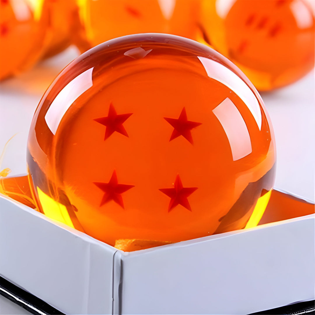 Stunning Dragon Ball Z crystal ball figurine, ideal anime collectible display. Must-have DBZ fan item.