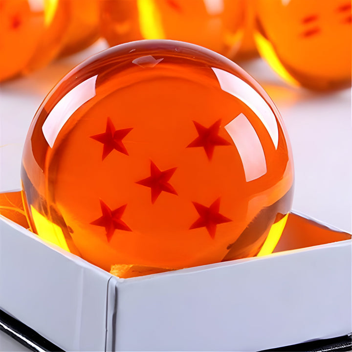 Unique Dragon Ball Z crystal ball figurine gift. Premium DBZ anime fan merchandise & collectible display.