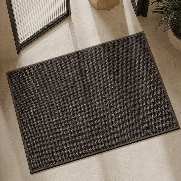 Washable entryway doormat with anti-slip backing. Durable dirt trap mat for busy home & office use.