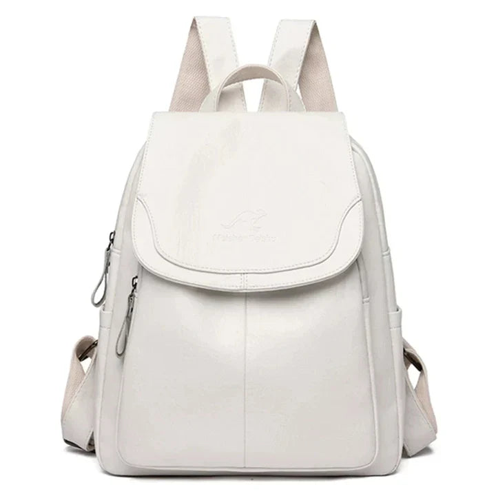 Elegant & durable women's leather backpack; a versatile, timeless accessory for work, travel & daily style.