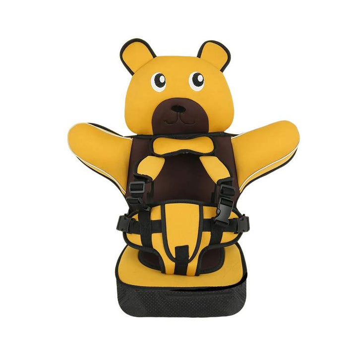 Durable child car seat protector mat with multi-pocket organizer keeps vehicle seats clean & tidy, spill-guard.