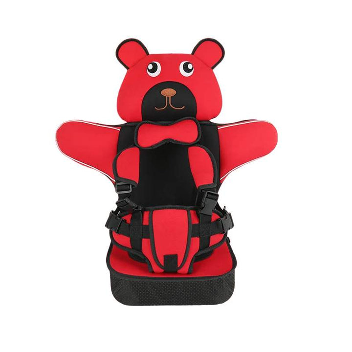 Non-slip universal fit car seat protector mat for child seats. Protects upholstery from spills & indentations.