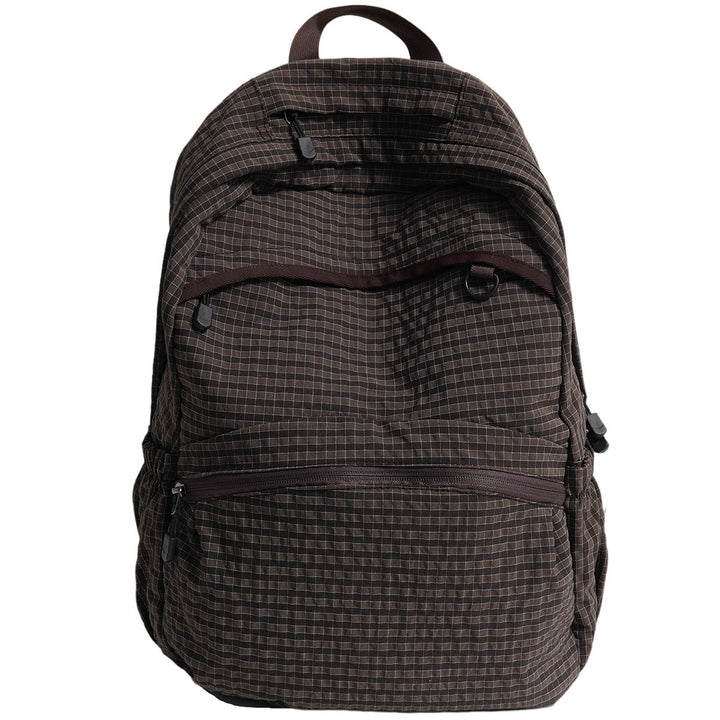 Durable gray unisex structured school backpack with padded laptop sleeve, ideal for college, work, or daily commute.