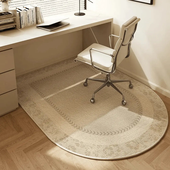 Clear floor protector mat for office chairs. Non-slip durable surface prevents damage to all floor types.