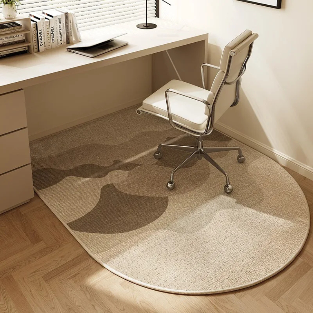 Premium office mat with anti-slip backing, designed for smooth chair movement and long-lasting floor defense.