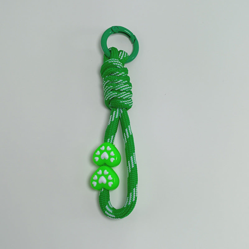 Strong paracord keychain; multi-functional survival accessory for your everyday carry kit.