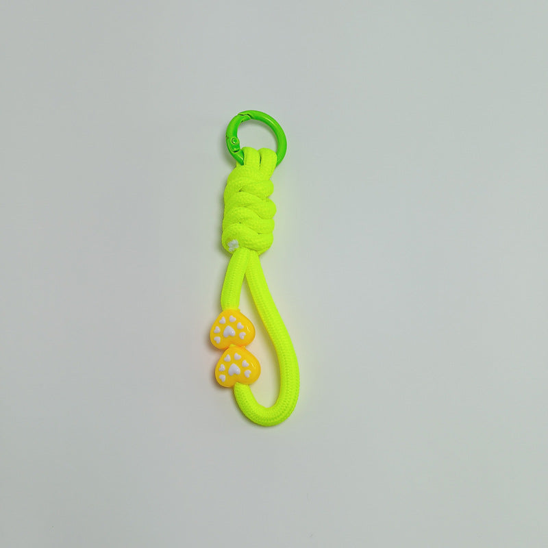 Essential hiking gear: durable paracord keychain, a reliable survival and rescue tool.