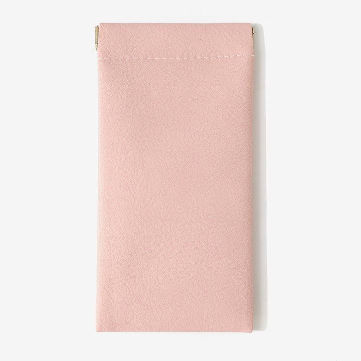 Colorful eyewear travel accessory pouch, slim design for glasses & sunglasses, easy carry.