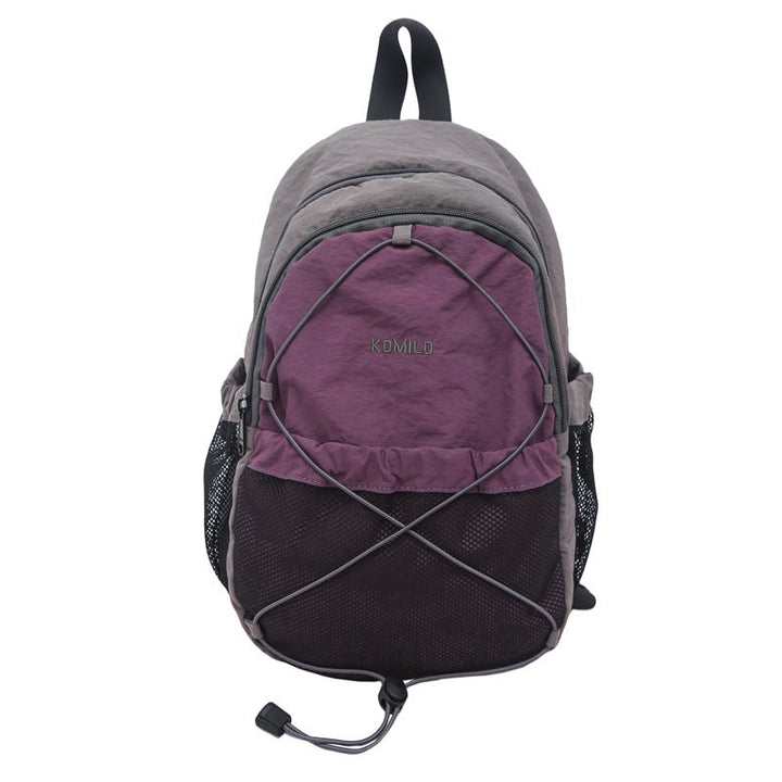 Unisex versatile hiking backpack, full view, ready for outdoor adventures & camping. Durable travel pack, water-resistant.
