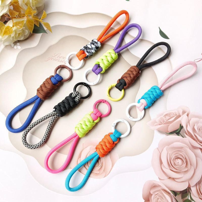Durable unisex keychain lanyard for keys & IDs, available in multiple stylish colors.
